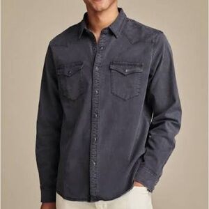 Lucky Brand Cole Hauser Twill Western Shirt, size XL